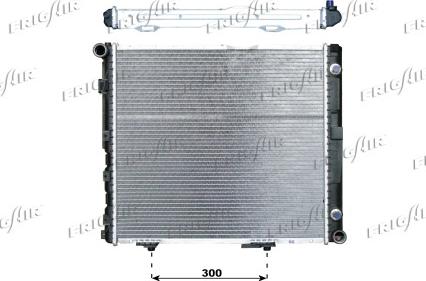 Frigair 0106.2077 - Radiator, engine cooling autospares.lv