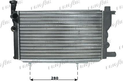 Frigair 0108.1011 - Radiator, engine cooling autospares.lv