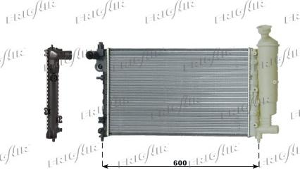 Frigair 0108.3047 - Radiator, engine cooling autospares.lv