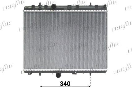 Frigair 0108.3081 - Radiator, engine cooling autospares.lv