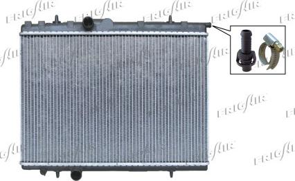 Frigair 0108.3071 - Radiator, engine cooling autospares.lv