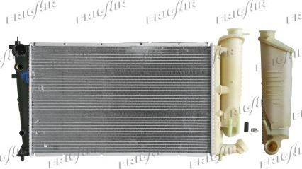 Frigair 0108.2058 - Radiator, engine cooling autospares.lv