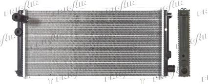 Frigair 0108.2009 - Radiator, engine cooling autospares.lv