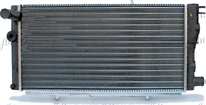 Frigair 0103.1005 - Radiator, engine cooling autospares.lv