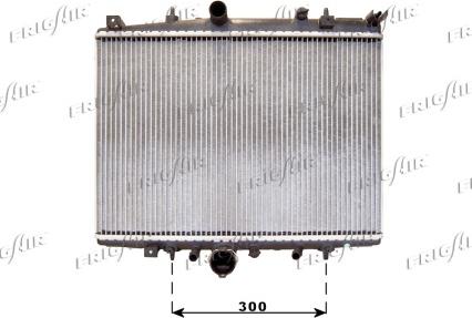 Frigair 0103.3096 - Radiator, engine cooling autospares.lv