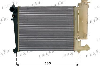 Frigair 0103.3045 - Radiator, engine cooling autospares.lv