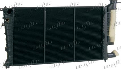 Frigair 0103.3047 - Radiator, engine cooling autospares.lv