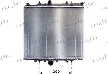 Frigair 0103.3065 - Radiator, engine cooling autospares.lv