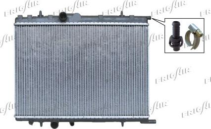 Frigair 0103.3060 - Radiator, engine cooling autospares.lv