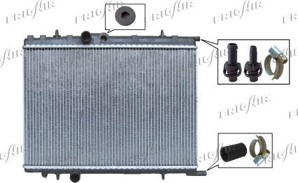 Frigair 0103.3062 - Radiator, engine cooling autospares.lv