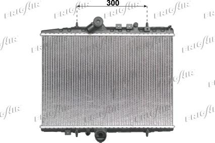 Frigair 0103.3080 - Radiator, engine cooling autospares.lv