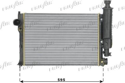 Frigair 0103.3028 - Radiator, engine cooling autospares.lv