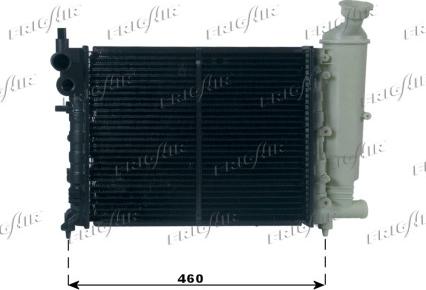 Frigair 0103.2223 - Radiator, engine cooling autospares.lv