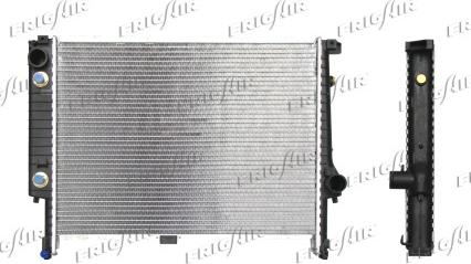 Frigair 0102.3009 - Radiator, engine cooling autospares.lv