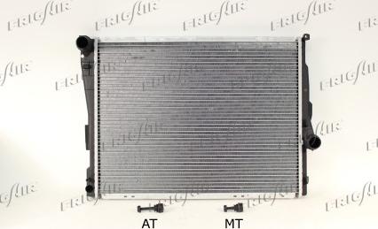 Frigair 0102.3075 - Radiator, engine cooling autospares.lv