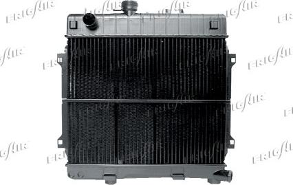 Frigair 0102.2060 - Radiator, engine cooling autospares.lv