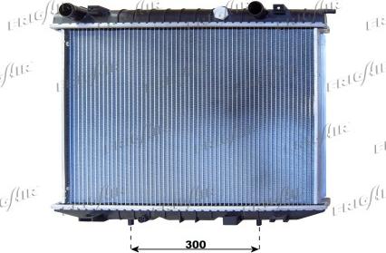 Frigair 0107.3092 - Radiator, engine cooling autospares.lv