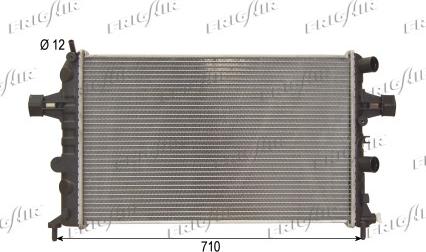 Frigair 0107.3097 - Radiator, engine cooling autospares.lv