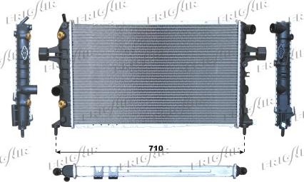 Frigair 0107.3056 - Radiator, engine cooling autospares.lv