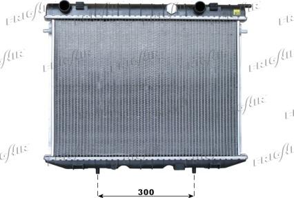 Frigair 0107.3051 - Radiator, engine cooling autospares.lv