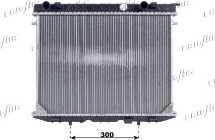 Frigair 0107.3052 - Radiator, engine cooling autospares.lv