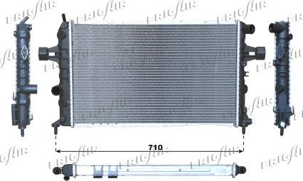 Frigair 0107.3063 - Radiator, engine cooling autospares.lv