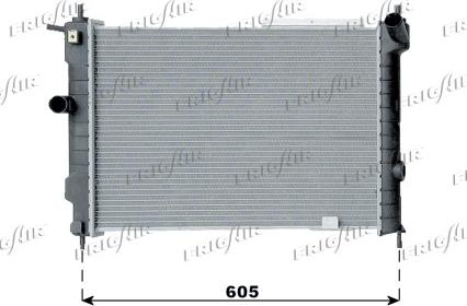 Frigair 0107.3035 - Radiator, engine cooling autospares.lv