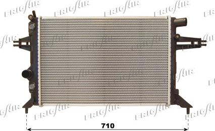 Frigair 0107.3078 - Radiator, engine cooling autospares.lv