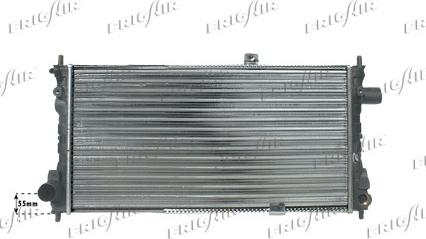 Frigair 0107.2017 - Radiator, engine cooling autospares.lv