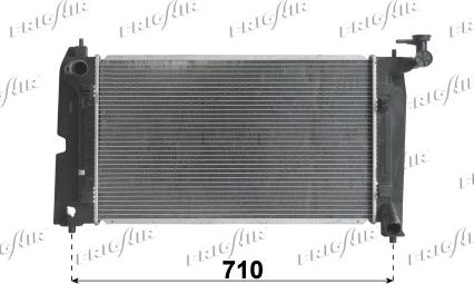 Frigair 0115.3140 - Radiator, engine cooling autospares.lv