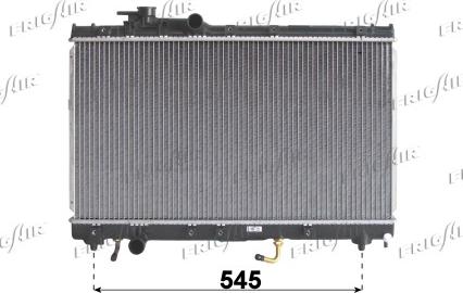 Frigair 0115.3147 - Radiator, engine cooling autospares.lv