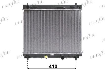 Frigair 0115.3174 - Radiator, engine cooling autospares.lv