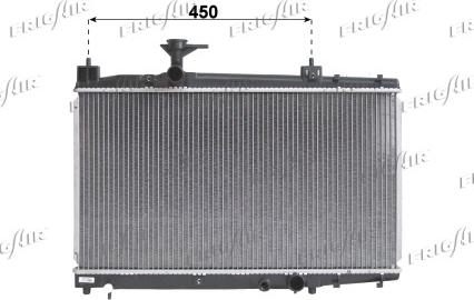 Frigair 0115.3172 - Radiator, engine cooling autospares.lv