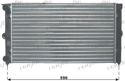 Frigair 0110.3058 - Radiator, engine cooling autospares.lv