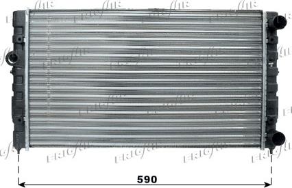 Frigair 0110.3013 - Radiator, engine cooling autospares.lv