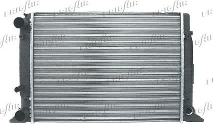 Frigair 0110.2090 - Radiator, engine cooling autospares.lv