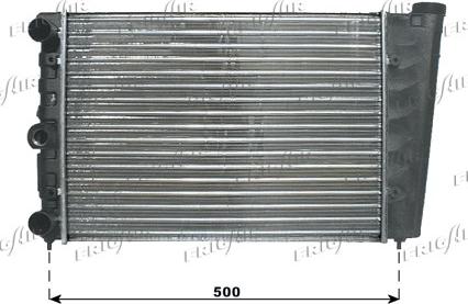 Frigair 0110.2082 - Radiator, engine cooling autospares.lv