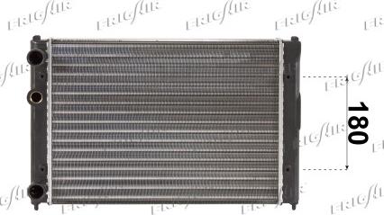 Frigair 0112.3012 - Radiator, engine cooling autospares.lv