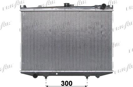 Frigair 0121.3045 - Radiator, engine cooling autospares.lv