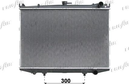 Frigair 0121.3047 - Radiator, engine cooling autospares.lv