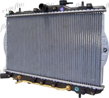 Frigair 0128.3072 - Radiator, engine cooling autospares.lv