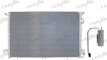 Frigair 0807.2043 - Condenser, air conditioning autospares.lv