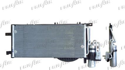 Frigair 0807.2032 - Condenser, air conditioning autospares.lv