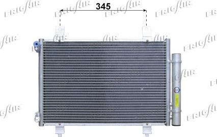 Frigair 0814.2009 - Condenser, air conditioning autospares.lv