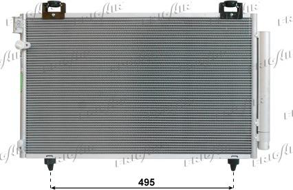 Frigair 0815.3034 - Condenser, air conditioning autospares.lv