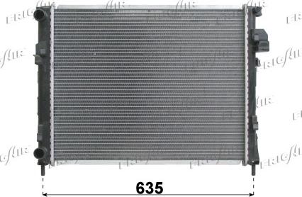 Frigair 0209.2031 - Radiator, engine cooling autospares.lv