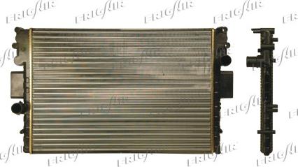 Frigair 0204.2020 - Radiator, engine cooling autospares.lv