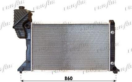 Frigair 0206.2084 - Radiator, engine cooling autospares.lv