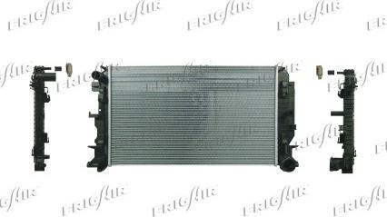 Frigair 0206.2087 - Radiator, engine cooling autospares.lv