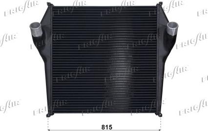 Frigair 0709.3003 - Intercooler, charger autospares.lv